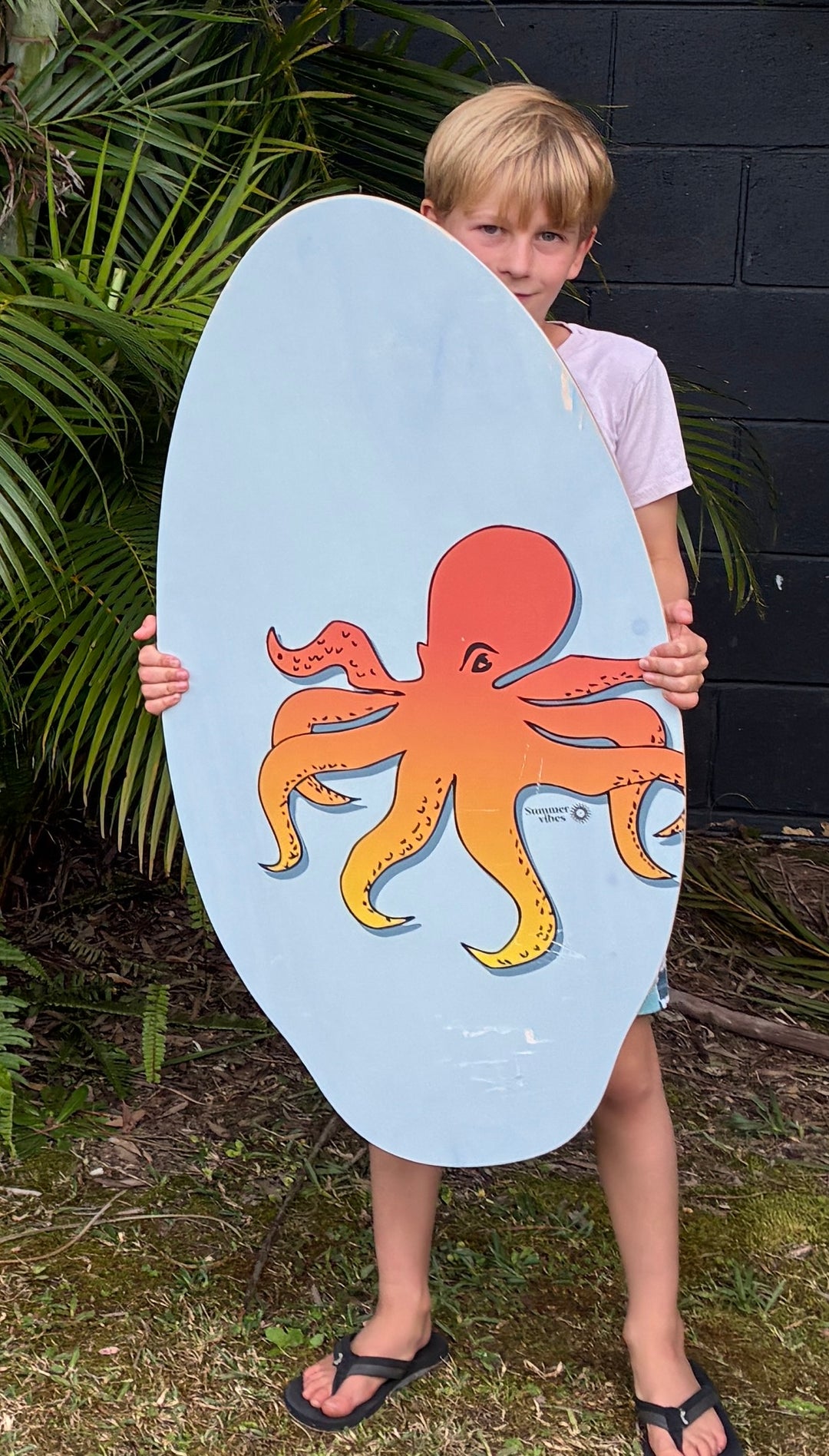 Summer vibes Sessions Skimboard - Blue