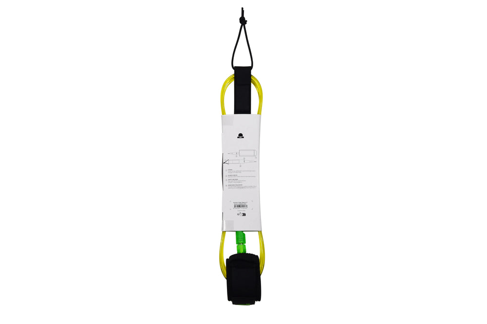 Summer vibes Session 6ft surfboard Leash Leg rope - Green Fluro