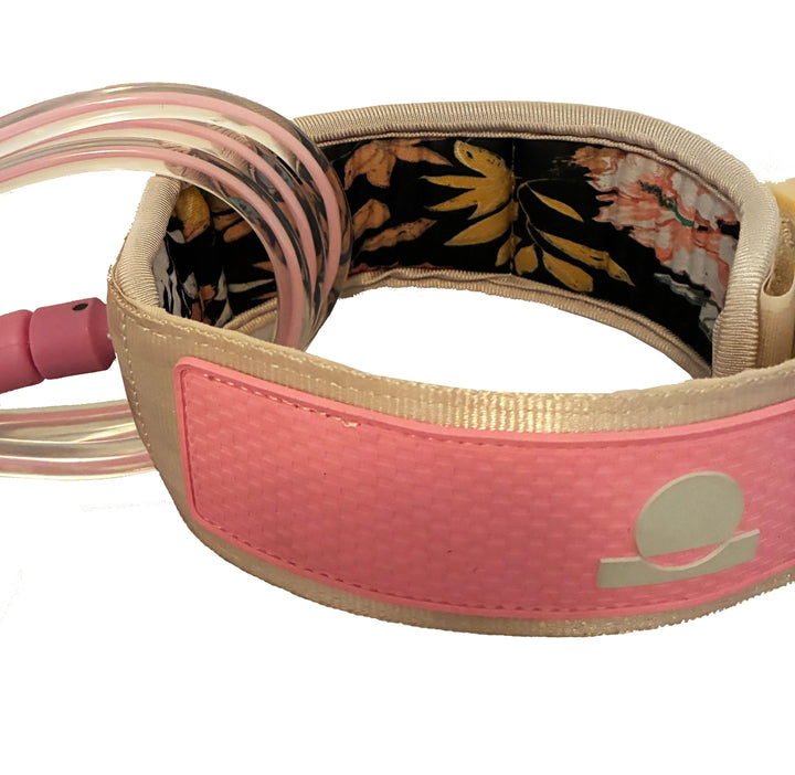 Summer vibes Session 9ft Longboard Surfboard Ankle Leash Leg rope - Pink