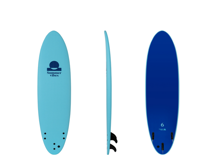 Summer vibes Mini Mal 6' Softboard - Blue Blue