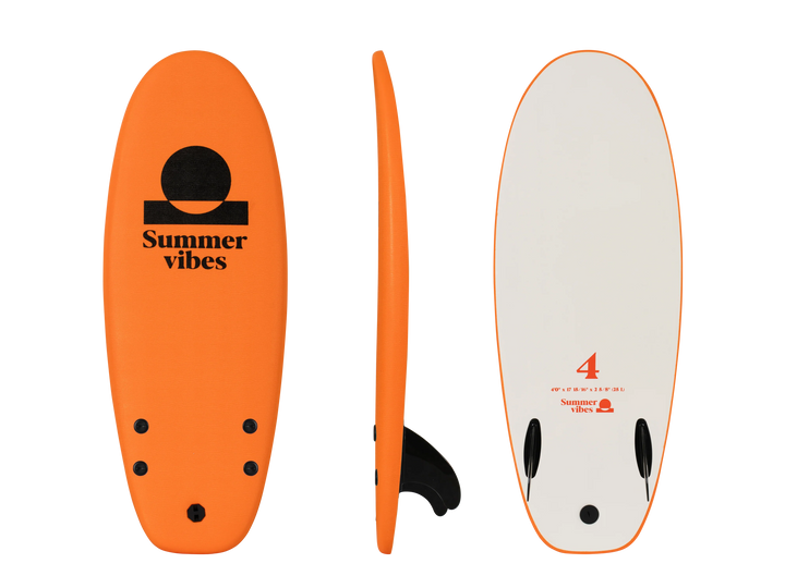 Summer vibes Grom 4' Softboard - Orange