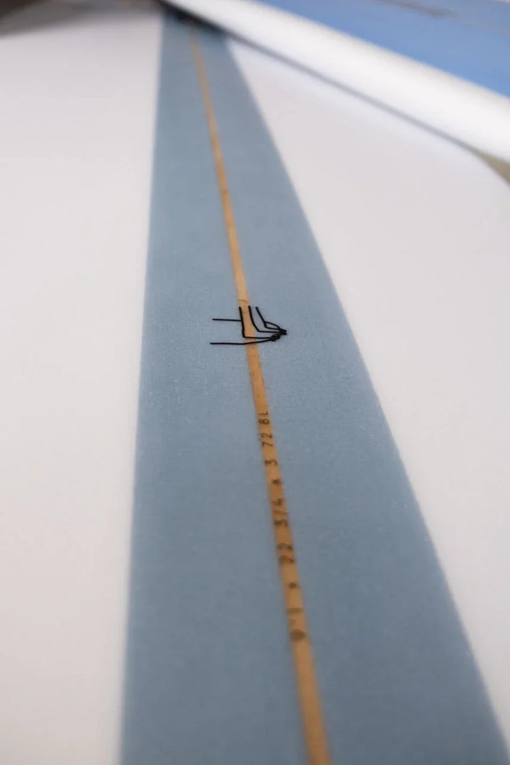 Summer vibes Performance Longboard Surfboard - 9'1 Thruster - Blue