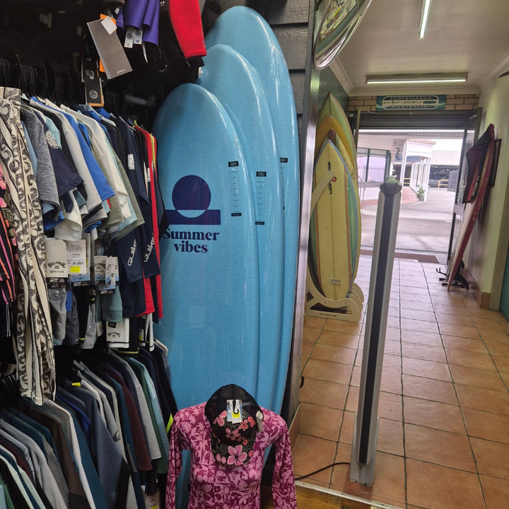 Summer Vibes Fish 6'6 Softboard - Blue Blue