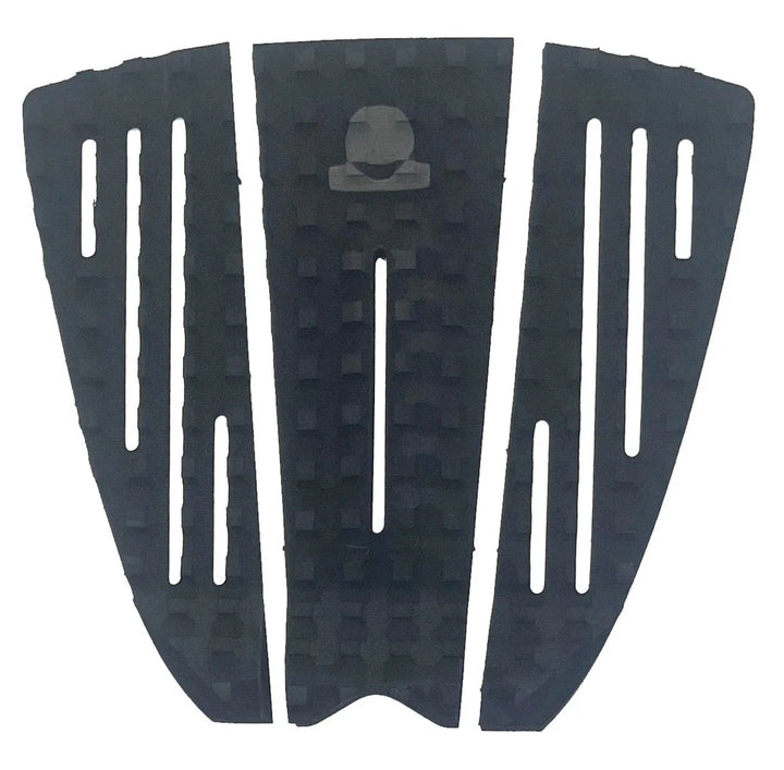 Summer Vibes Session 3-Piece surfboard deck grip traction pad - Black