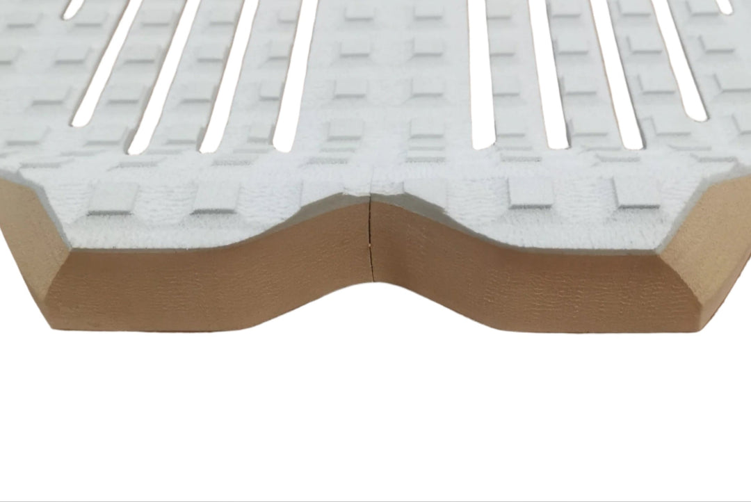 Summer Vibes Session 2-Piece surfboard deck grip traction pad - MINT TAN