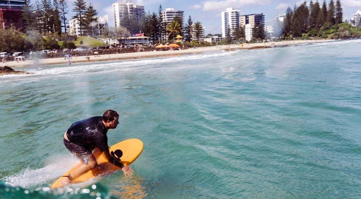 Summer vibes Mini Mal 8' Softboard - Orange white