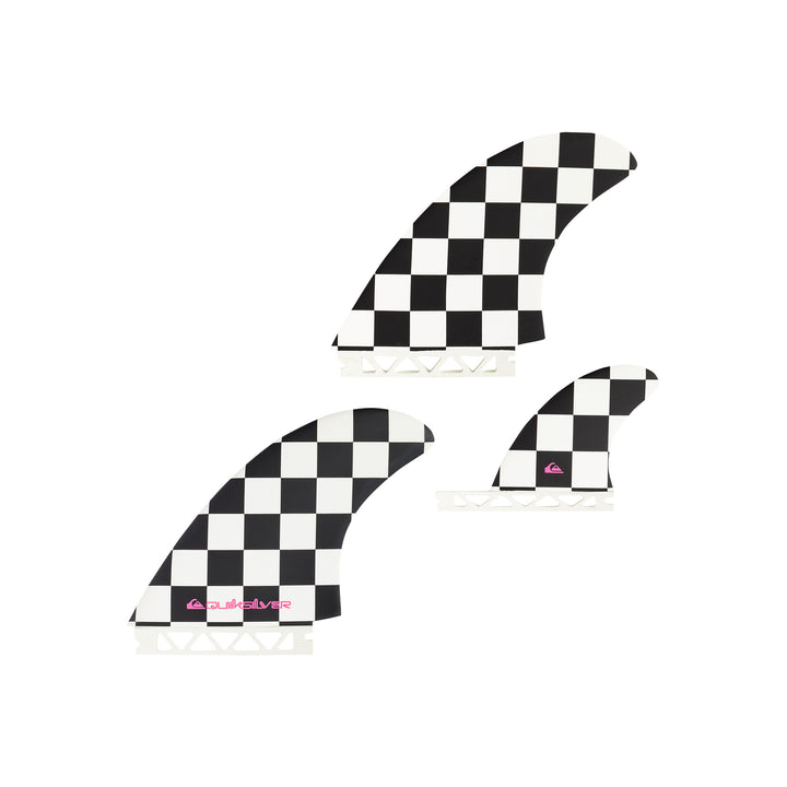 Quiksilver Twin+1 Surfboard Fins – Twin + Trailer Fin Set - FUTURcompatible single tab