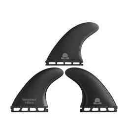 Summer vibes Session Thruster Fins (set of 3) Large - XL Single Tab Futures