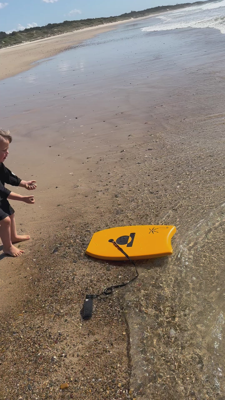 Summer vibes 22" Mini Bodyboard 56cm - Orange white
