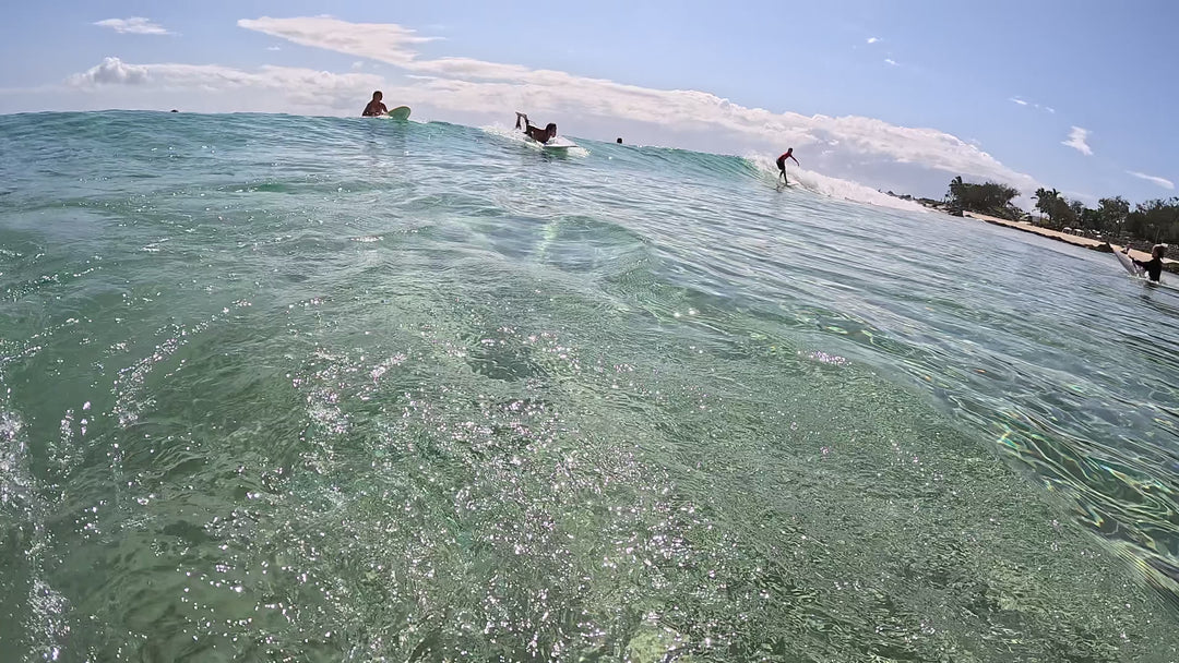 Summer vibes Performance Longboard Surfboard - 9'1 Thruster - Blue